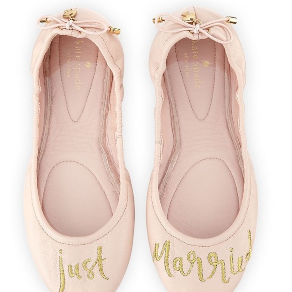 kate spade Shoes - Kate Spade New York Pink Leather Gwen Ballet Flats